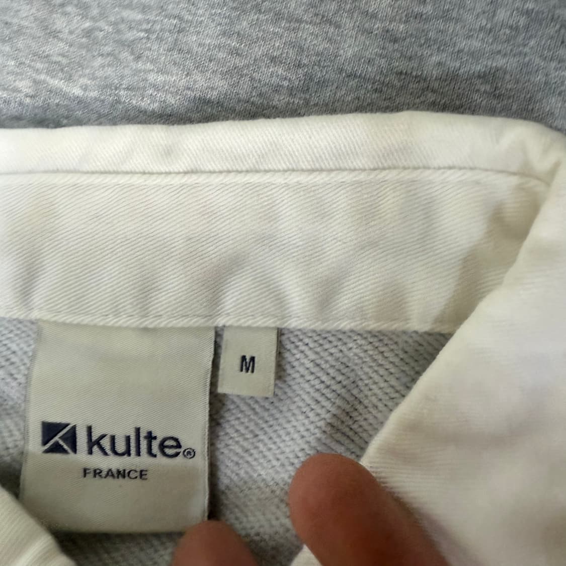 [M] 쿨트 히든버튼 카라 스웨트셔츠 0108T1 상품이미지3