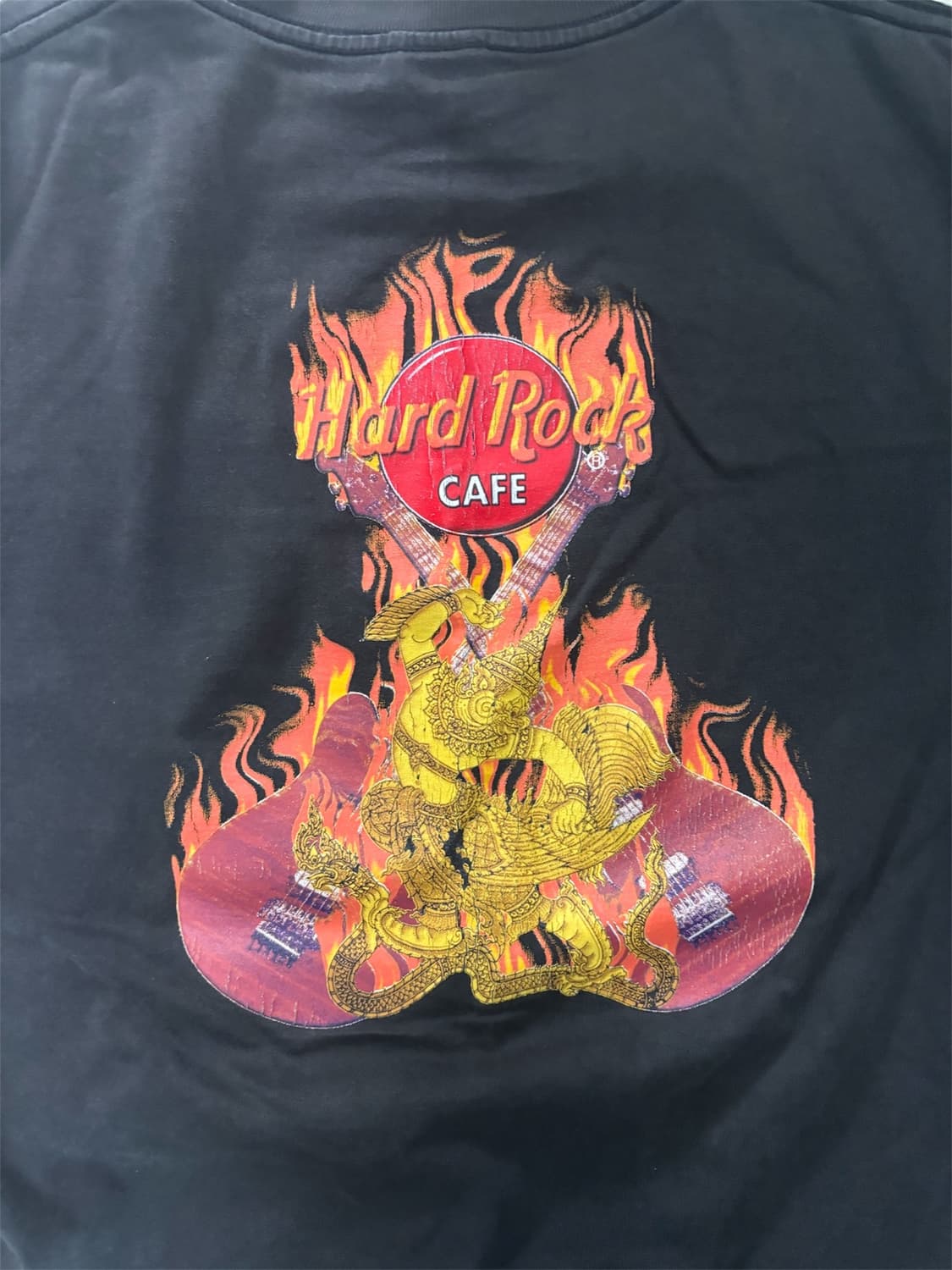 00s Hard Rock Cafe Bangkok Flame T-Shirt 상품이미지2