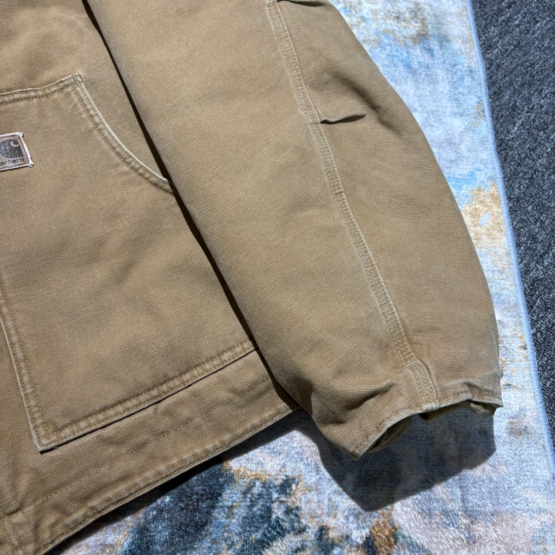 칼하트 J164 빈티지 코듀로이 카라 워크 자켓 상품이미지4