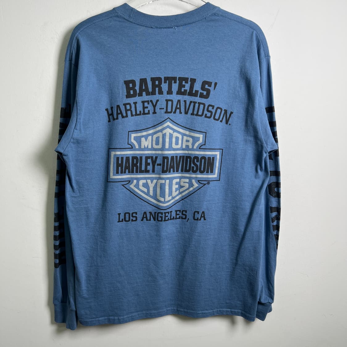 할리데이비슨 블루 그래픽 롱슬리브 M 상품이미지6