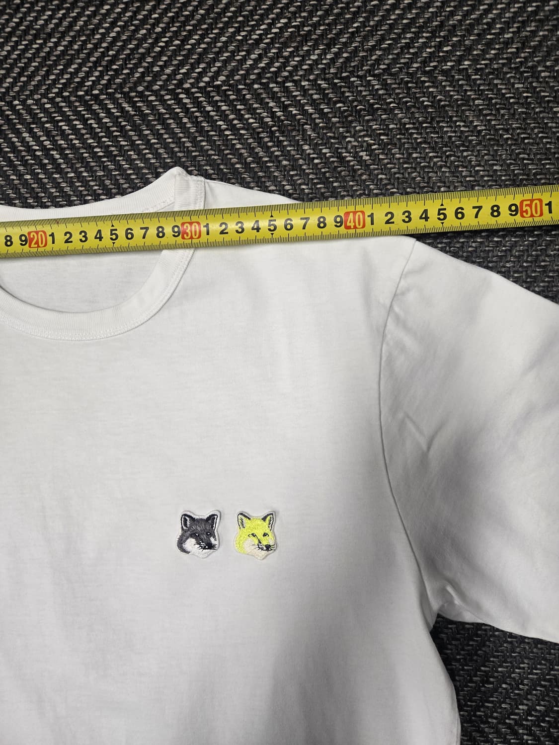 메종키츠네 공용 더블 폭스 반팔 티셔츠 S 상품이미지6