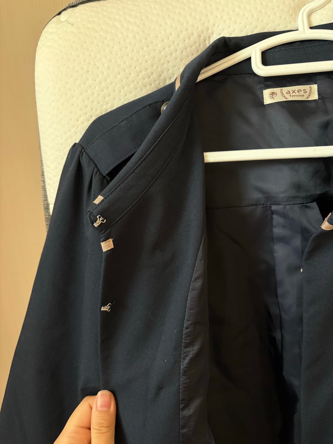 엑시즈팜 견장 모리 반크롭자켓 상품이미지3