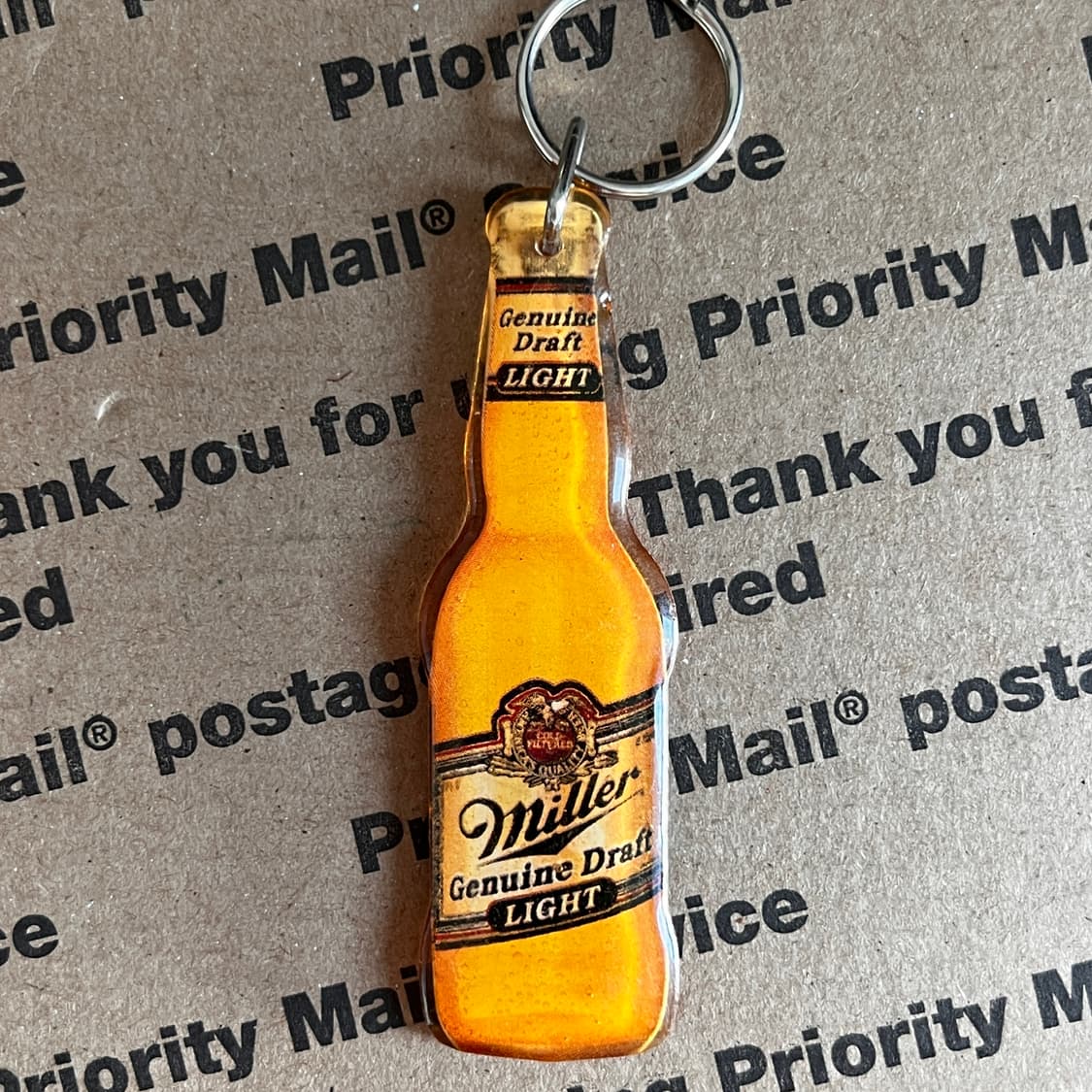 90s vtg Miller Light Bottle Keyring 상품이미지2