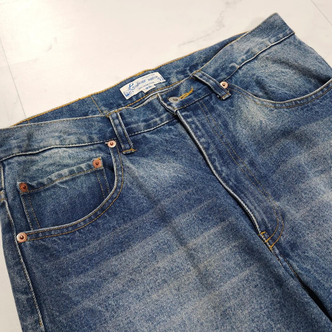 32)LABOUR UNION 레이버 유니온 워크웨어 데님팬츠 상품이미지2