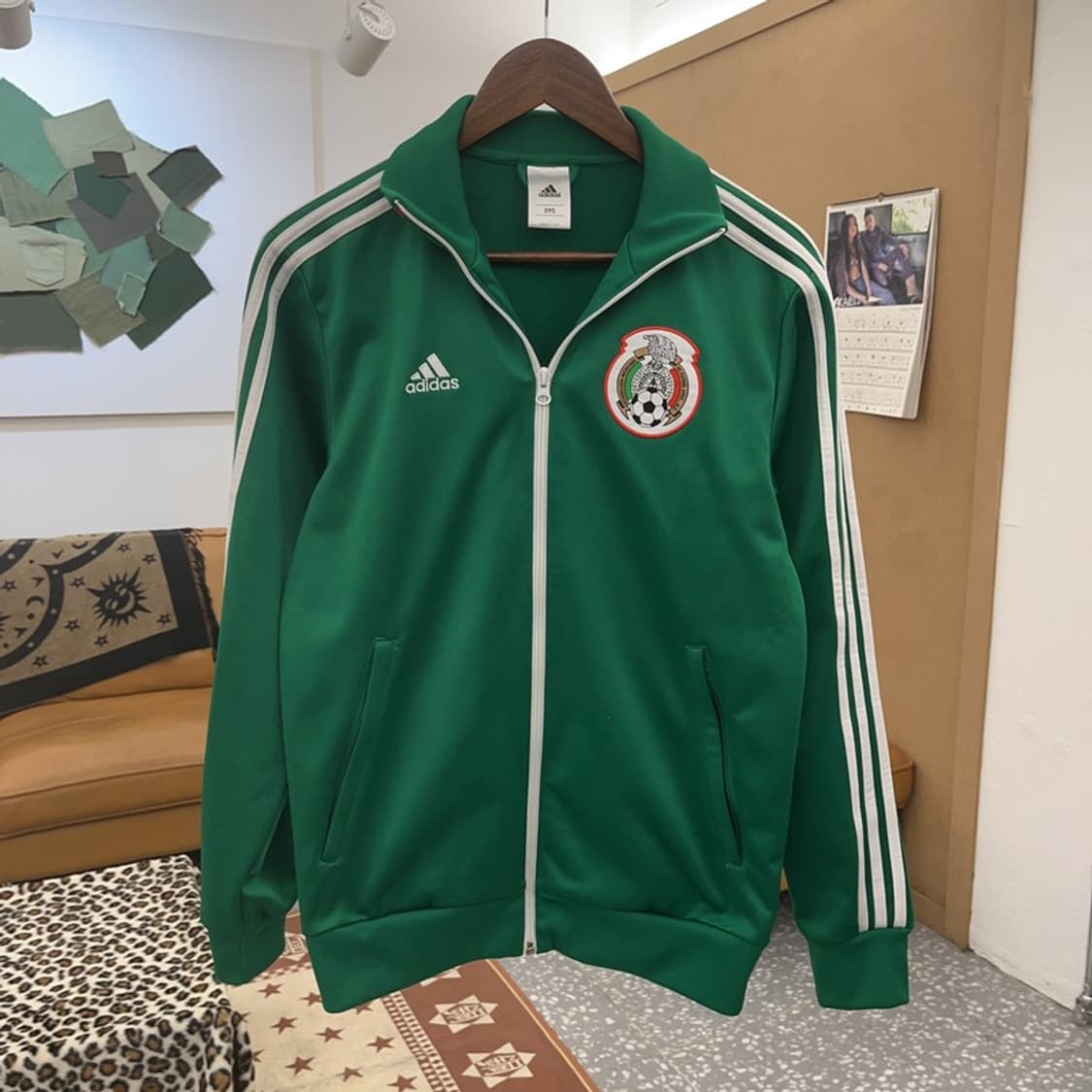 아디다스 올드스쿨 희귀 멕시코 FMF 국대 져지 집업 95 C09583 상품이미지3