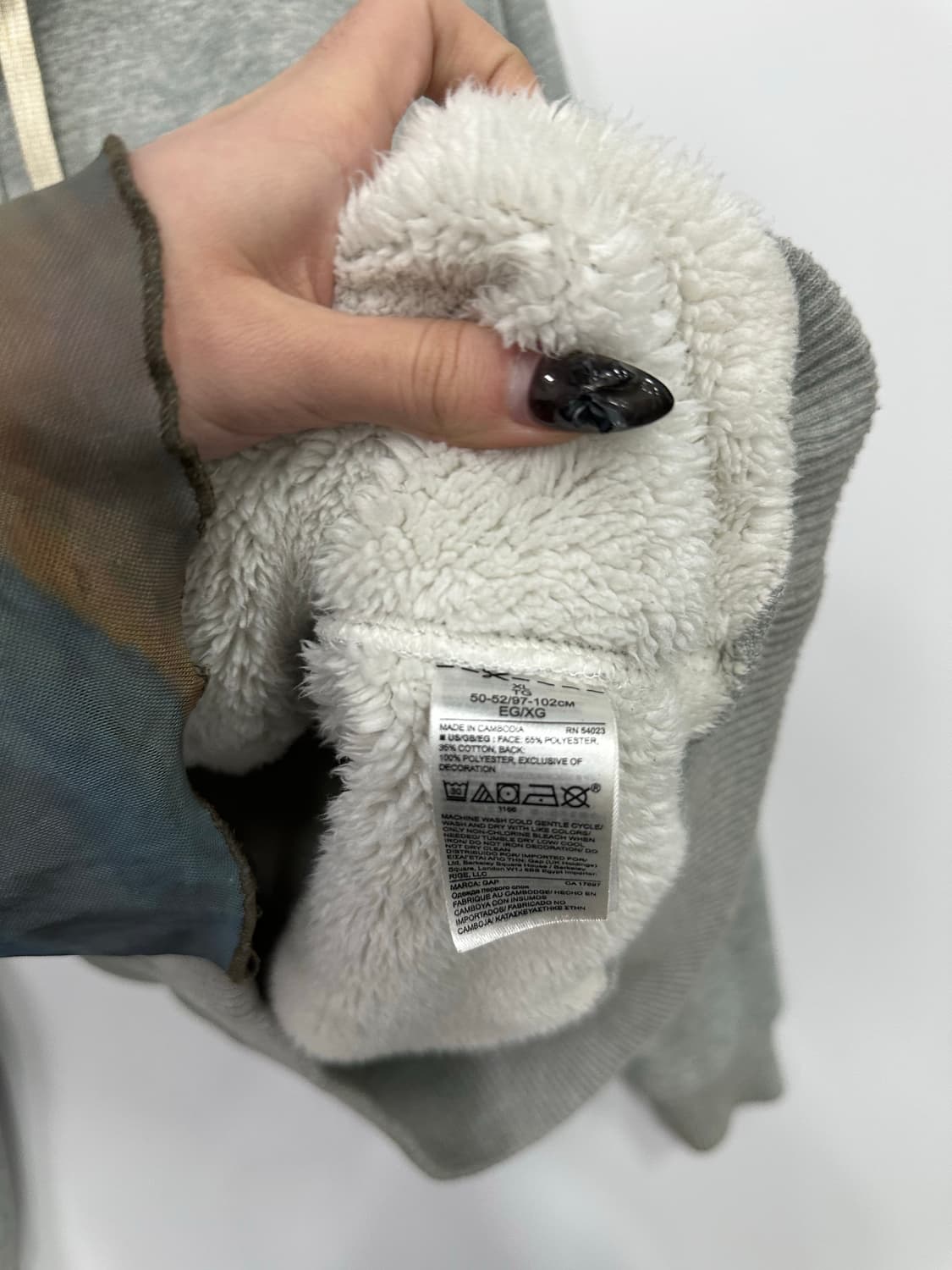 갭 그레이 털 후집  상품이미지4