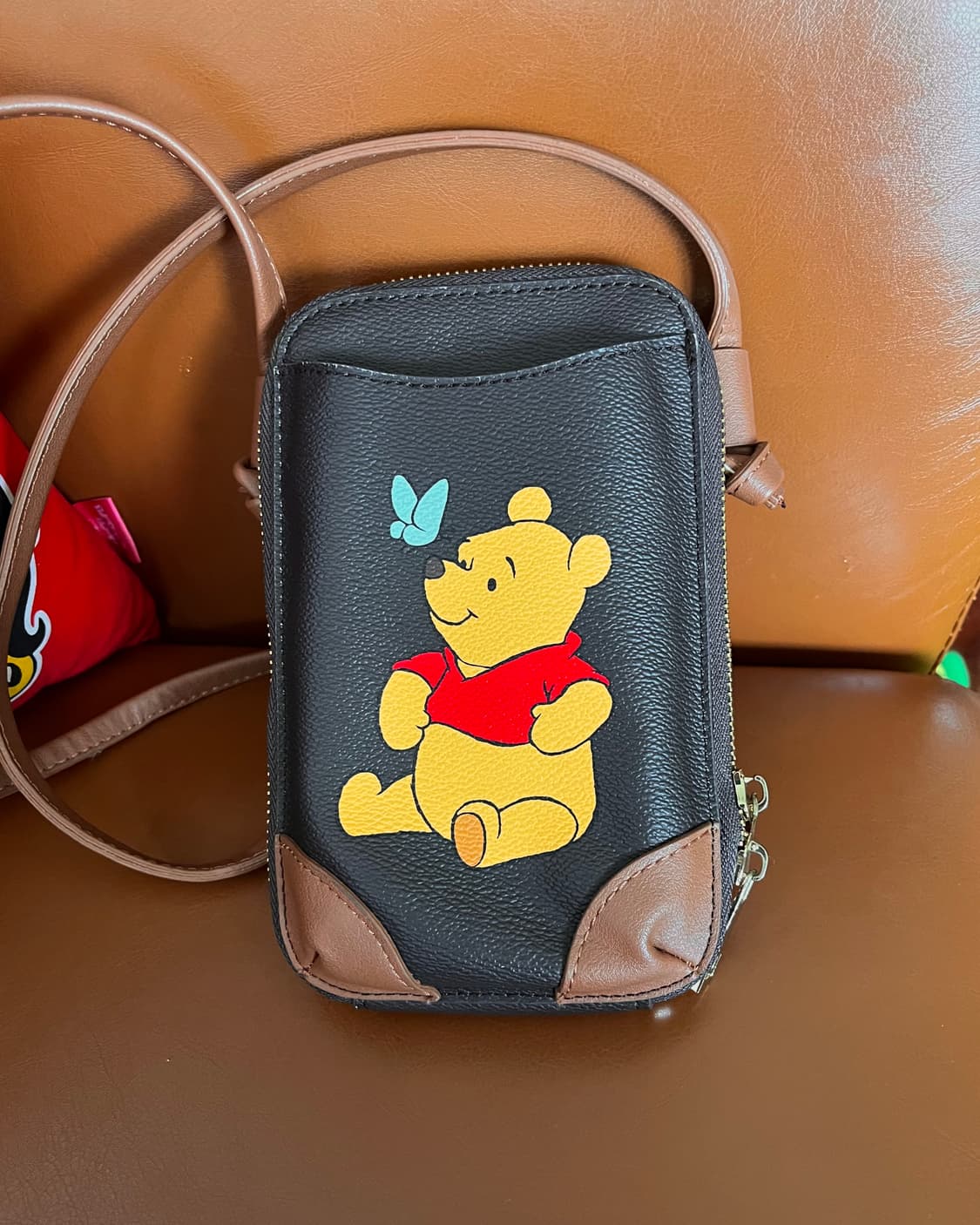 Old Disney Jpn Winnie the Pooh Cross Bag 상품이미지3