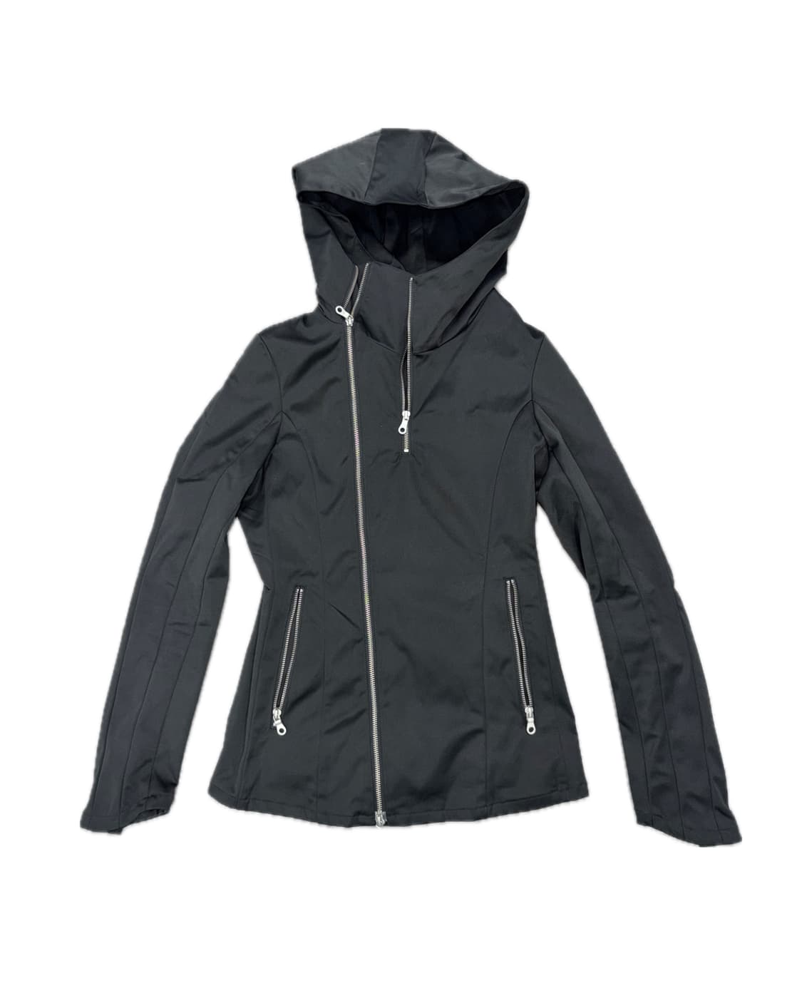 NO ID BLACK 忍者 high neck hooded jacket 상품이미지2