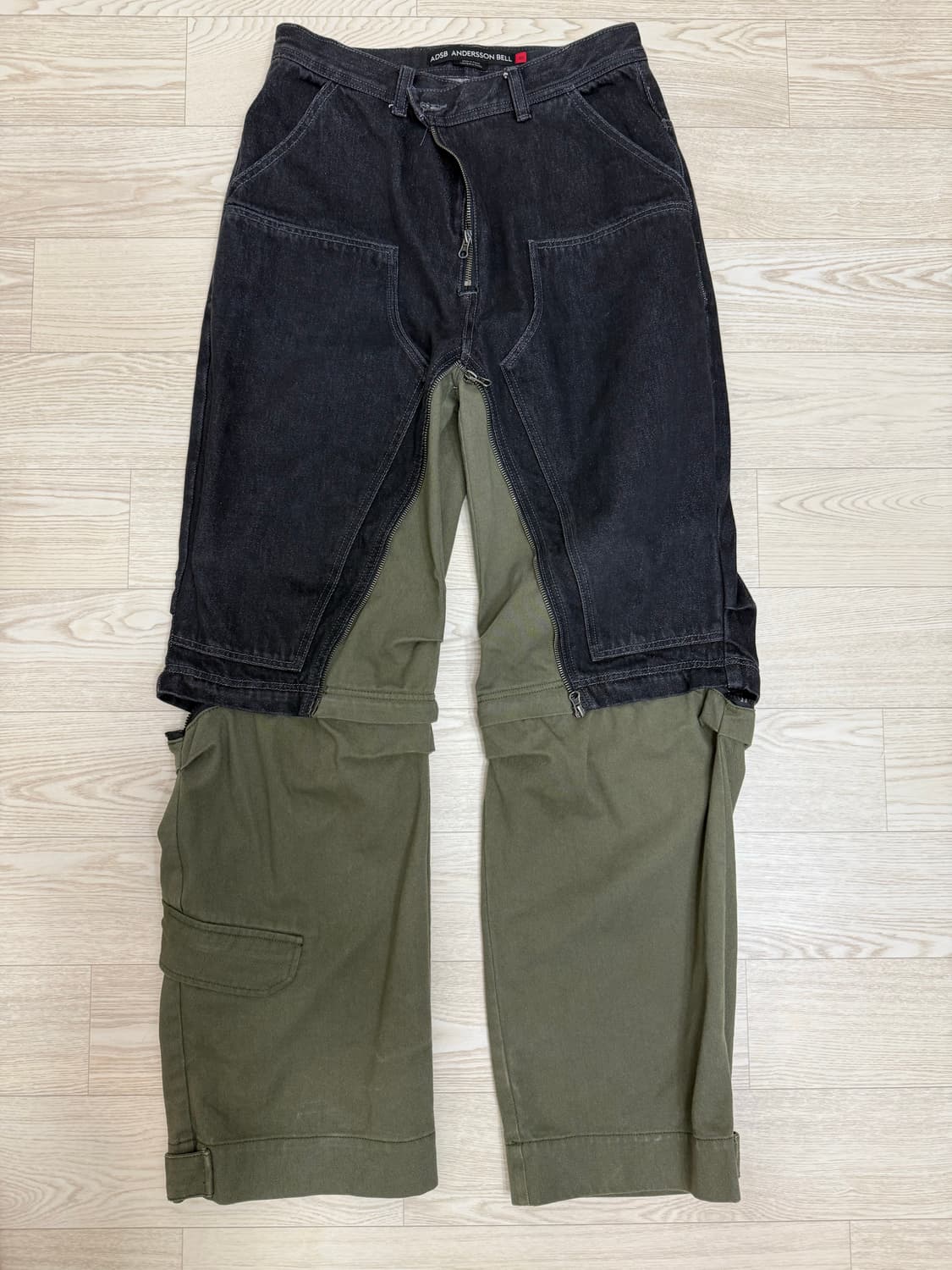 앤더슨벨 카펜터 진 카키 30 상품이미지2