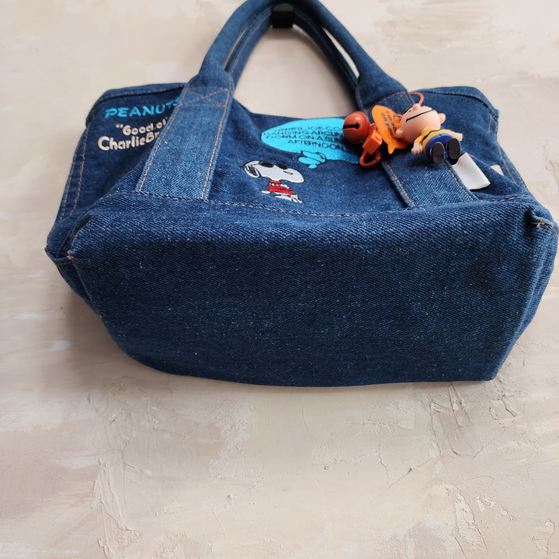 스누피 청 에코백 토트백 상품이미지2