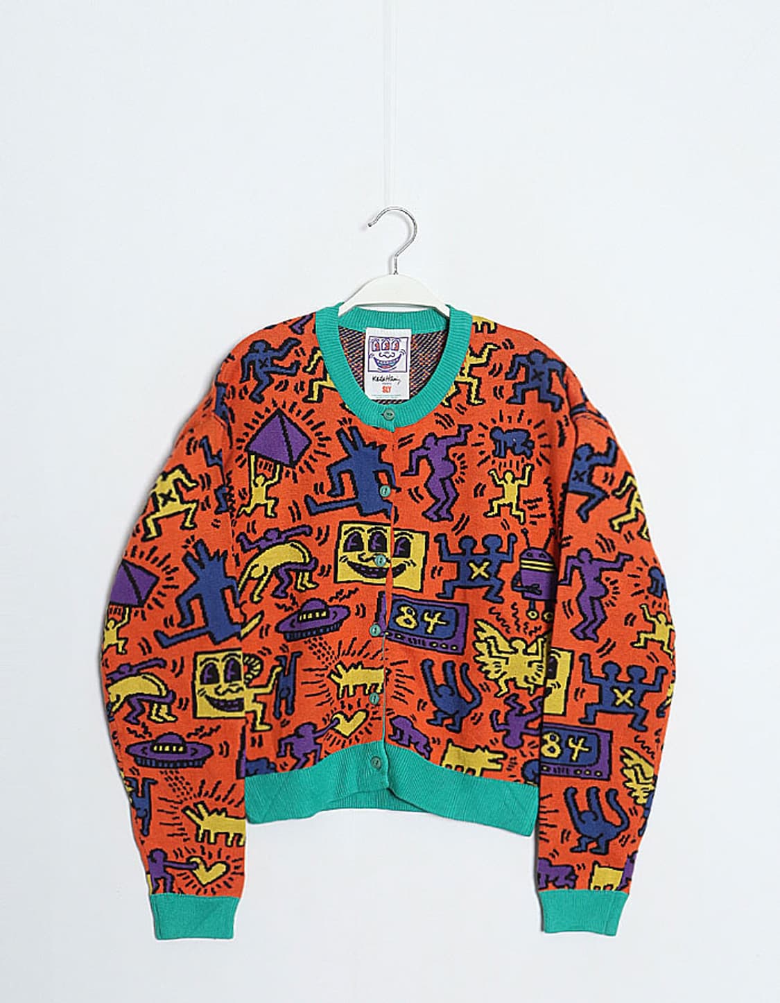  SLY x Keith Haring Pattern Cardigan 상품이미지1