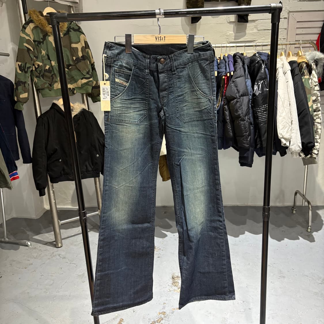 디젤 진 월키 데님청팬츠 상품이미지1