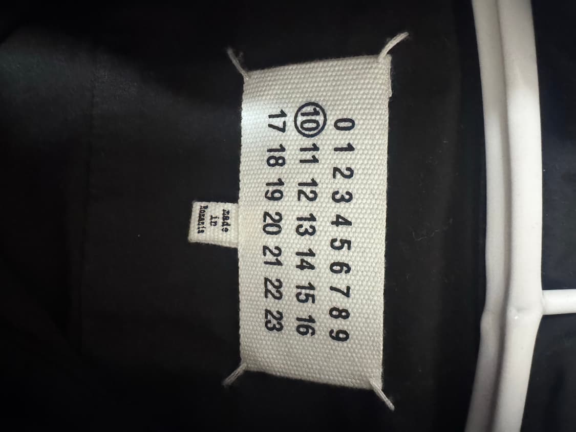 마르지엘라 셔츠 블랙 상품이미지3