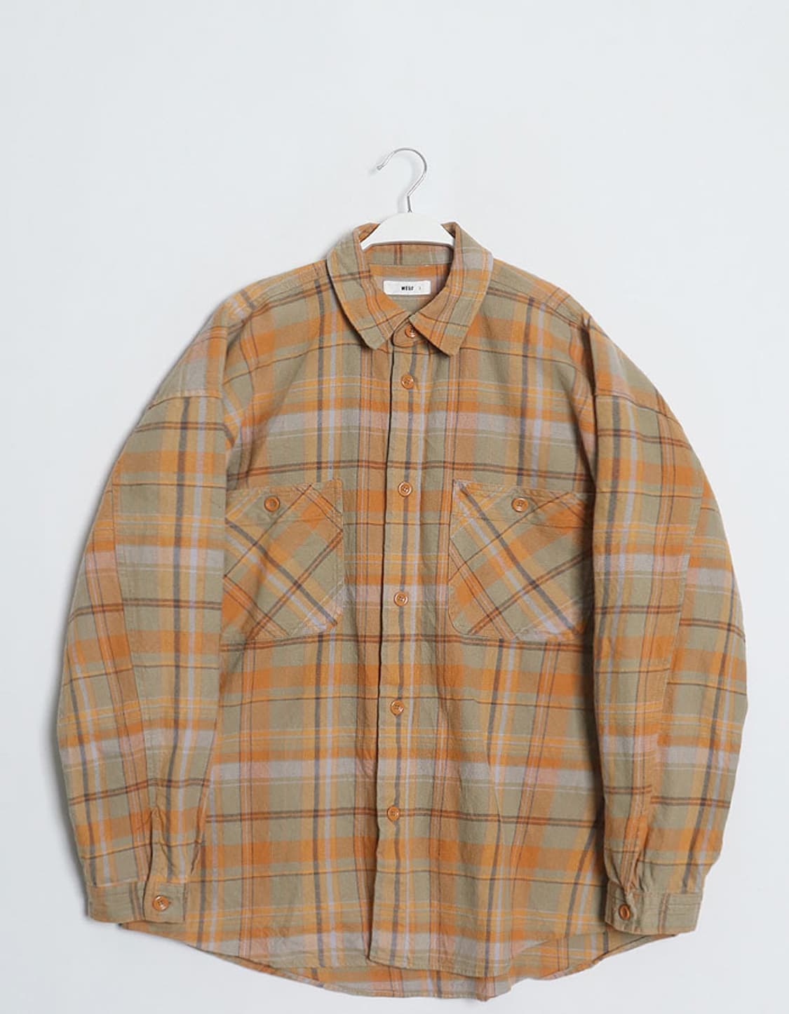 WEGO Oversized Flannel Shirts 상품이미지1