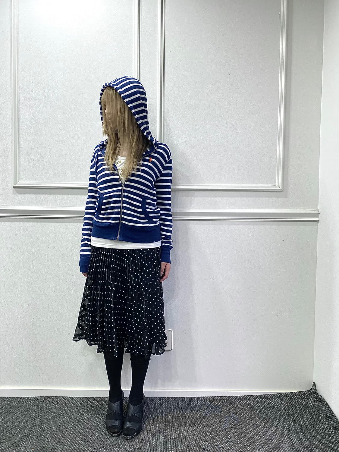 [RALPH LAUREN]2000s Mood Stripe Hoodie Z 상품이미지1