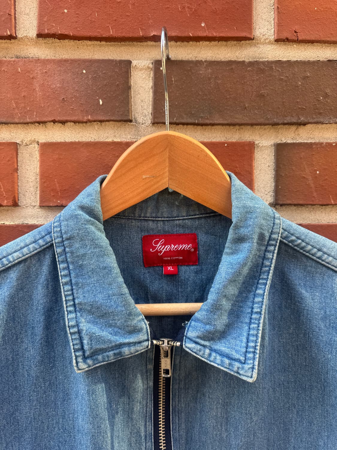 Ss16 슈프림 데님 집업 셔츠 상품이미지4