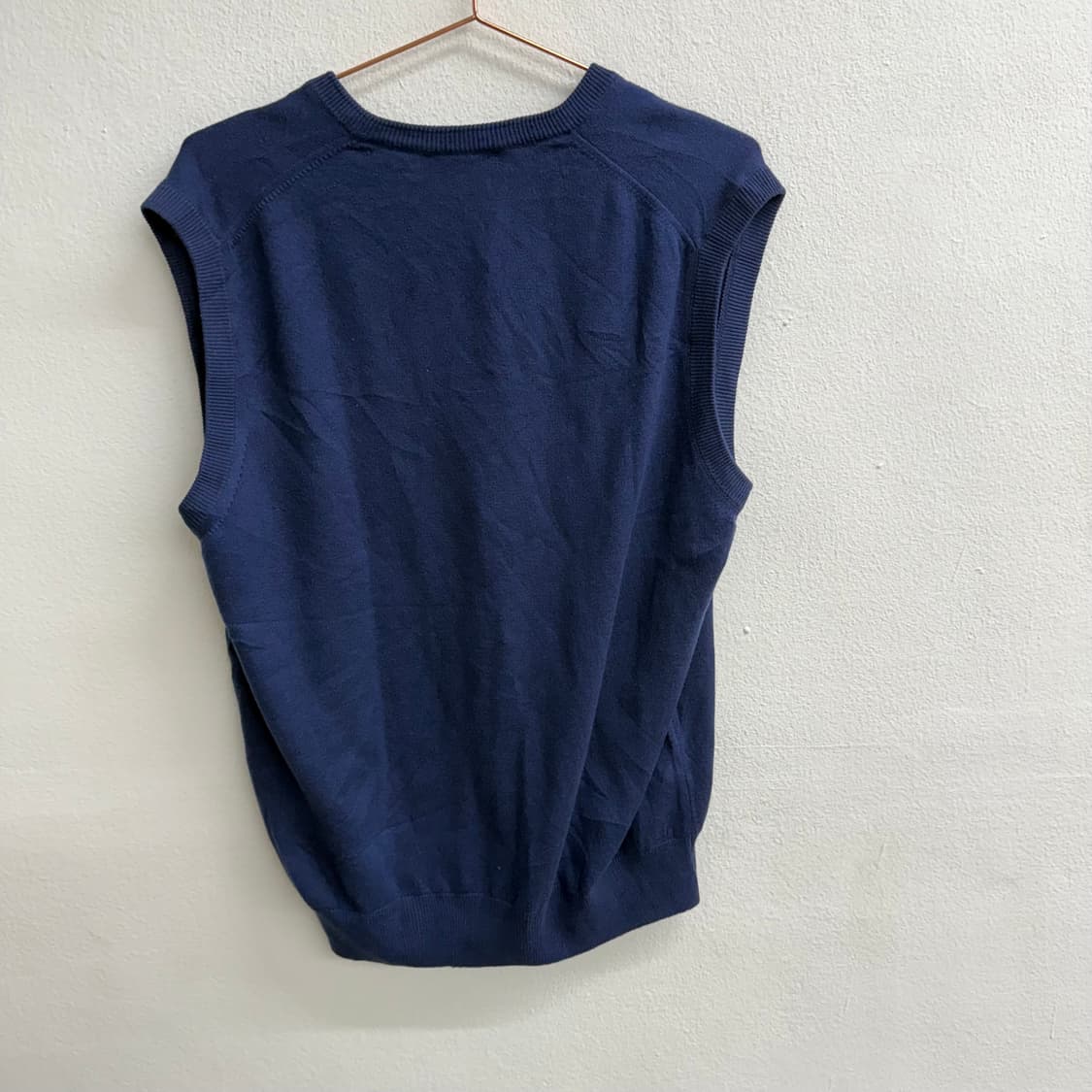 안드레모리스 100%캐시미어 니트 조끼 (M) 상품이미지4