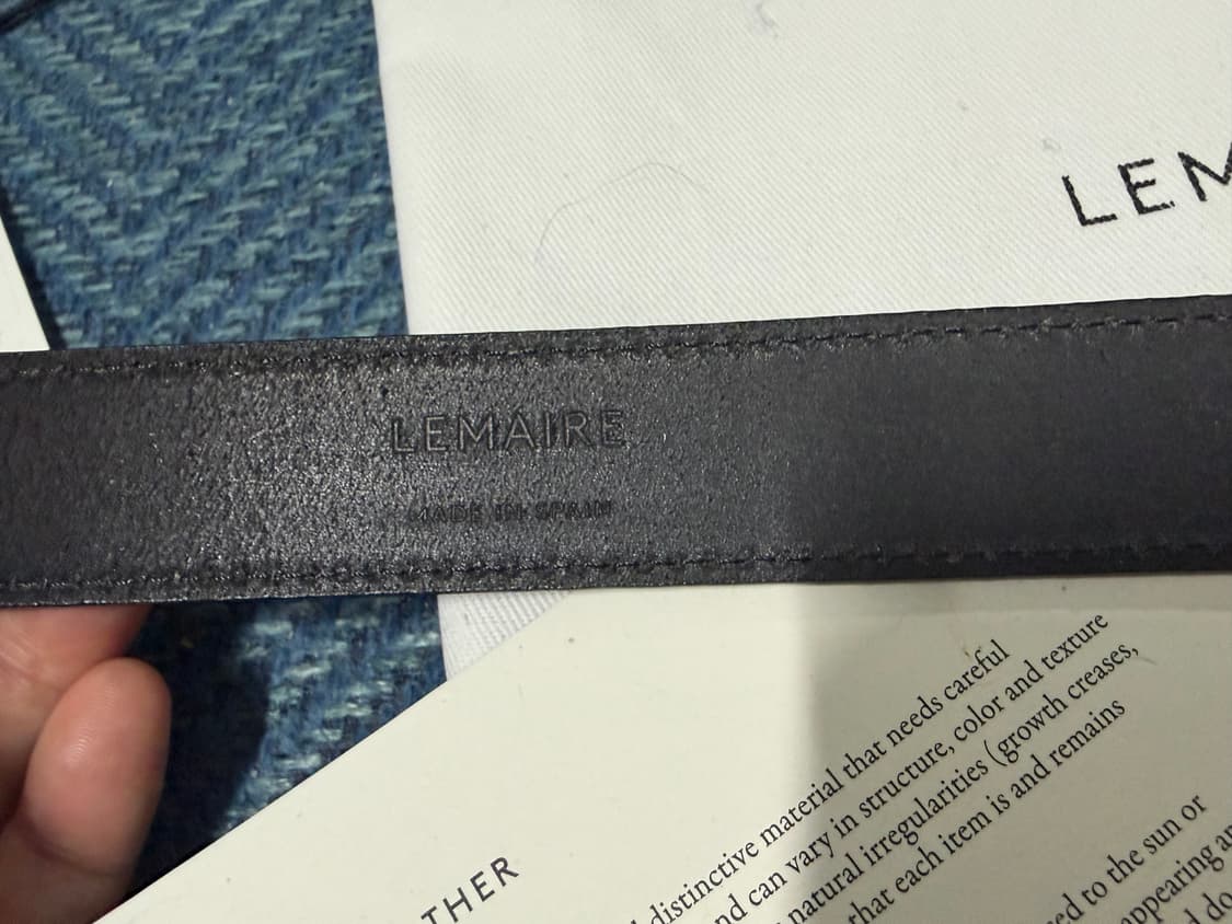 르메르 웨스턴벨트 블랙 90 상품이미지5