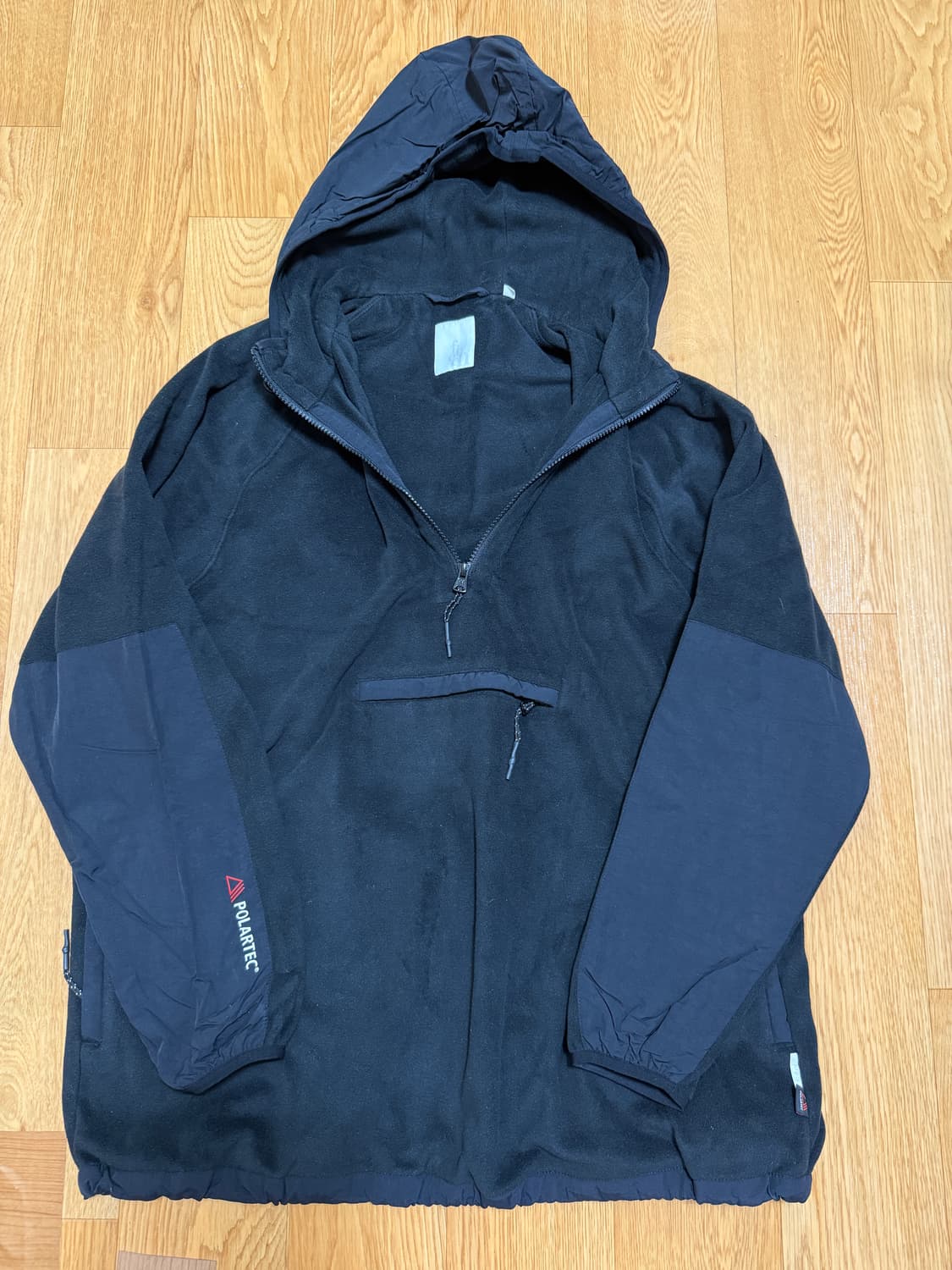 Fetch 플리스 후드 반집업 상품이미지1