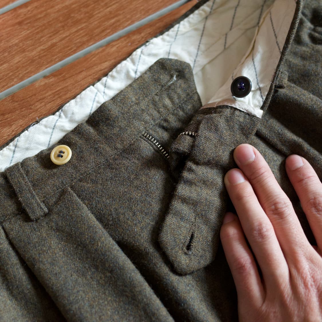 Emporio Armani two-tuck wool trouser 상품이미지5