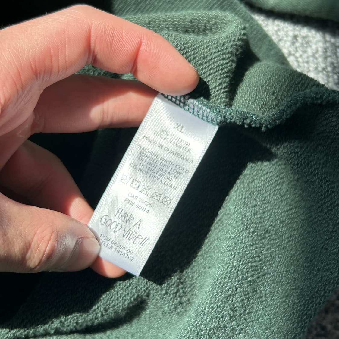 스투시 베이직 그린 맨투맨 상품이미지8