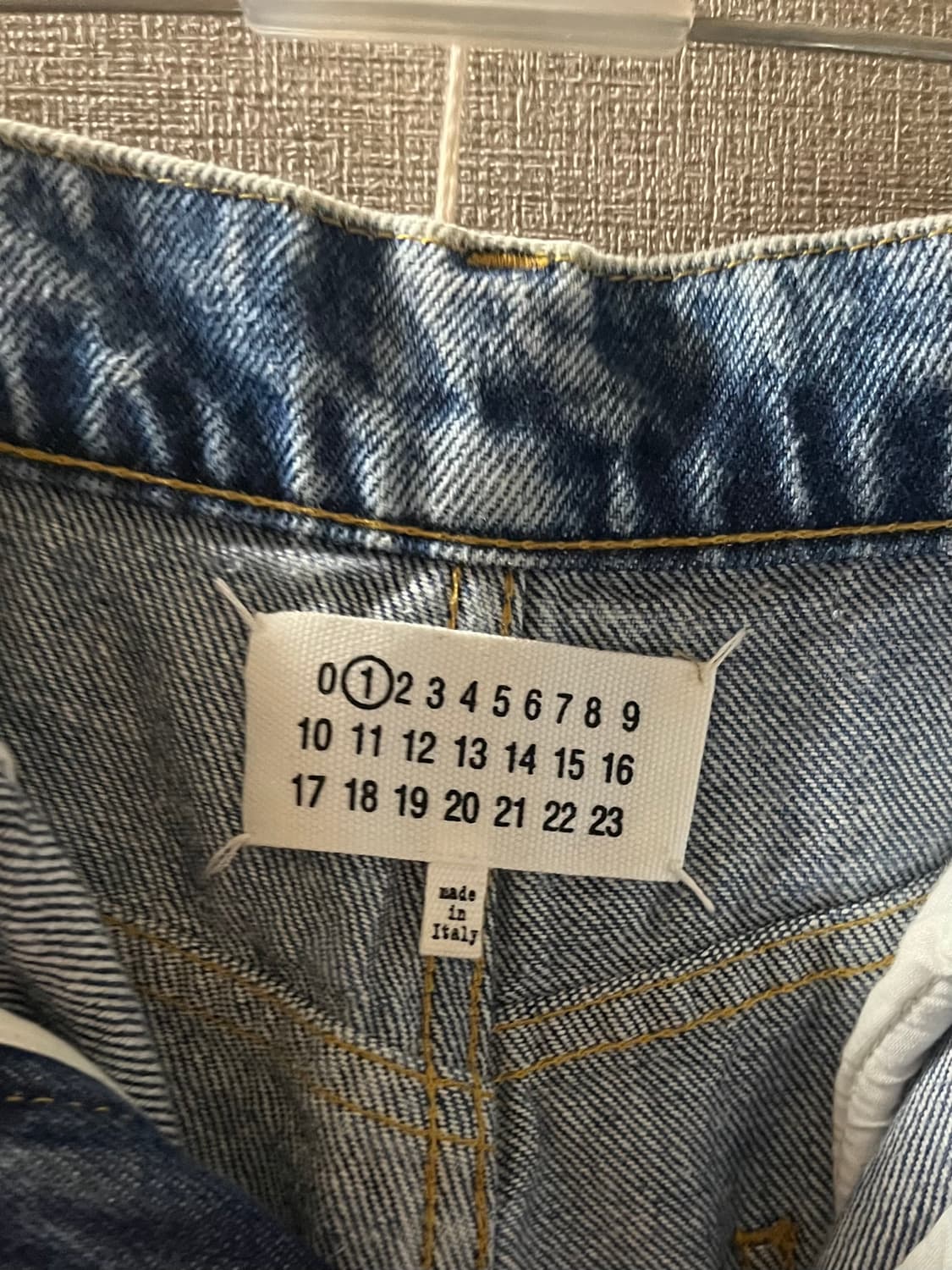 메종마르지엘라 컷아웃 데님 40 상품이미지8