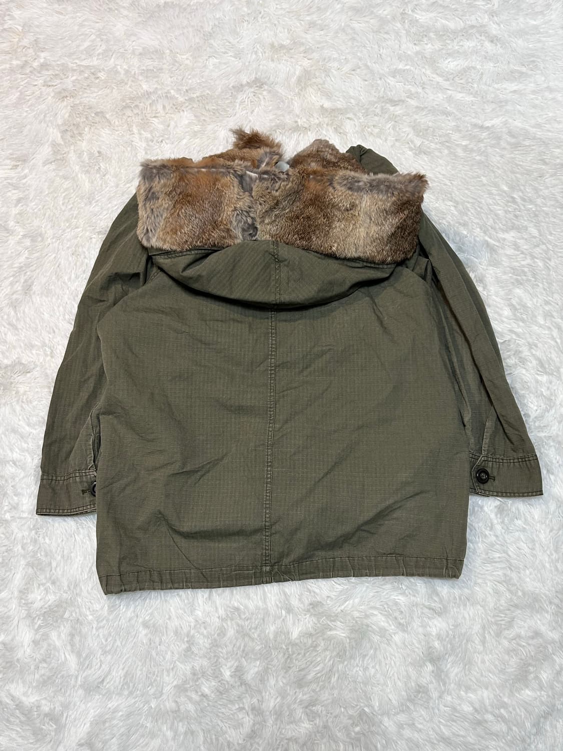 huge fur safari hunting jacket 상품이미지5