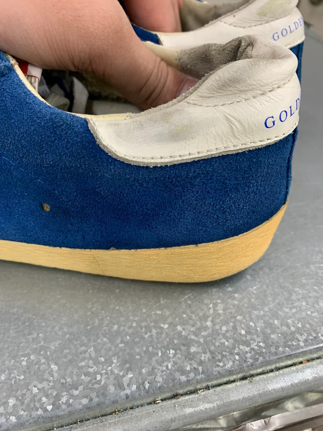 골든구스 슈퍼스타 스웨이드 블루 42(265) 상품이미지7