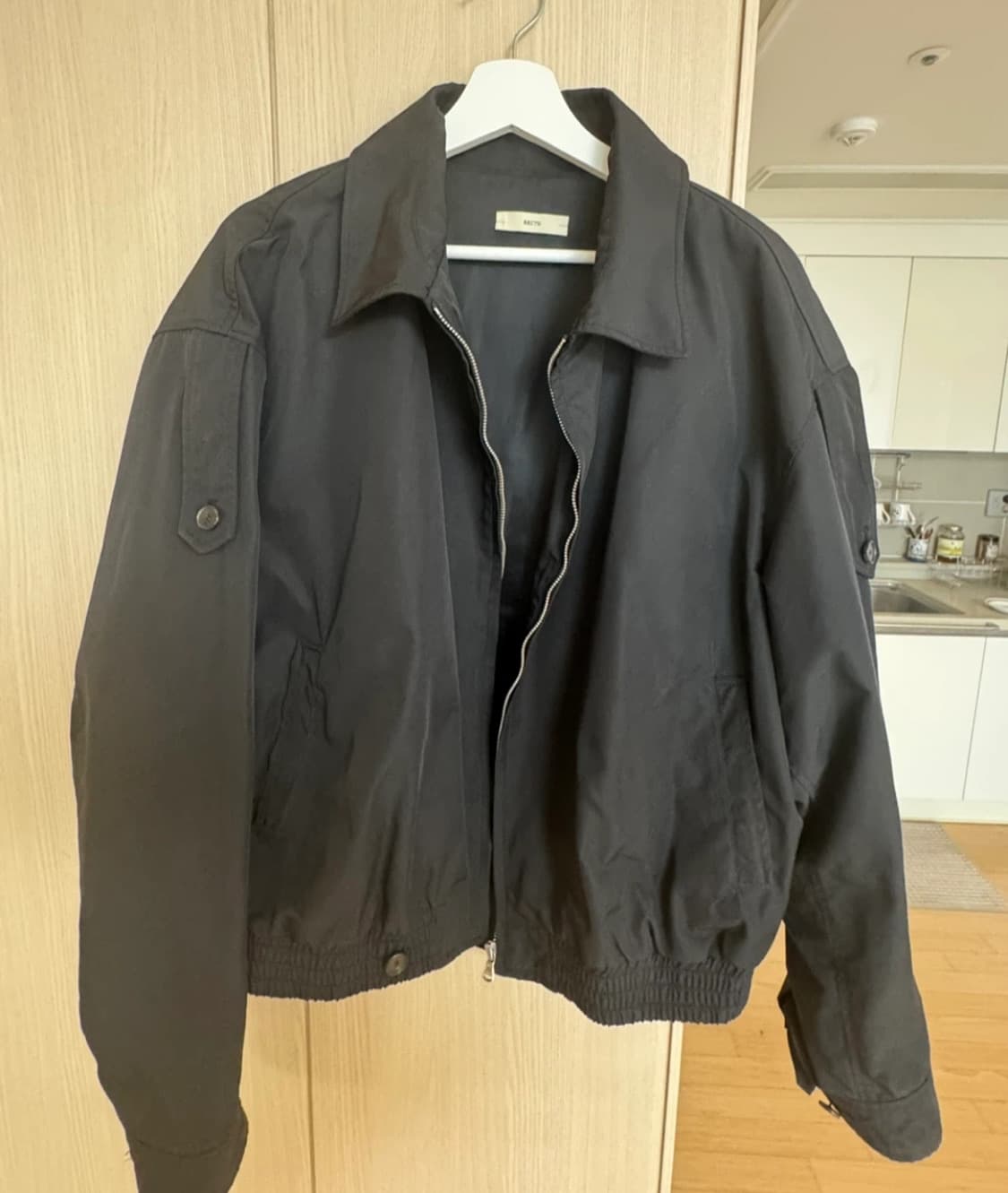 [RECTO/새상품급] 코튼 블루종 / L size 상품이미지4