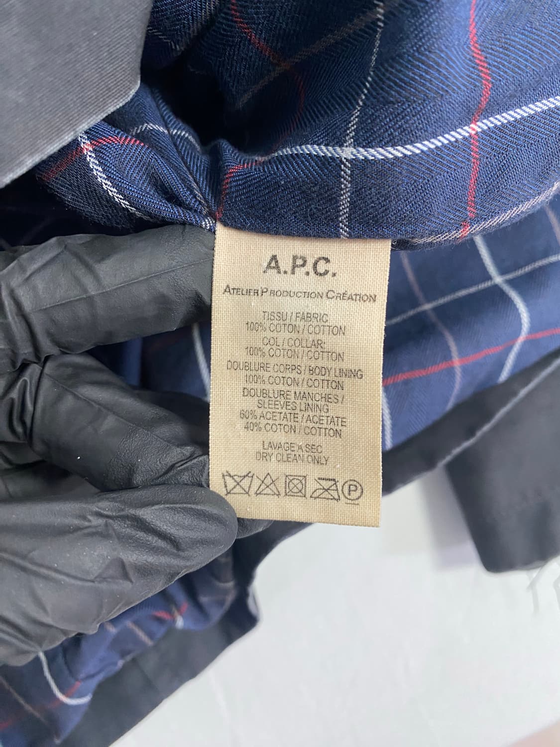 A.P.C. 아페쎄 왁스 코티드 자켓 XS 상품이미지4
