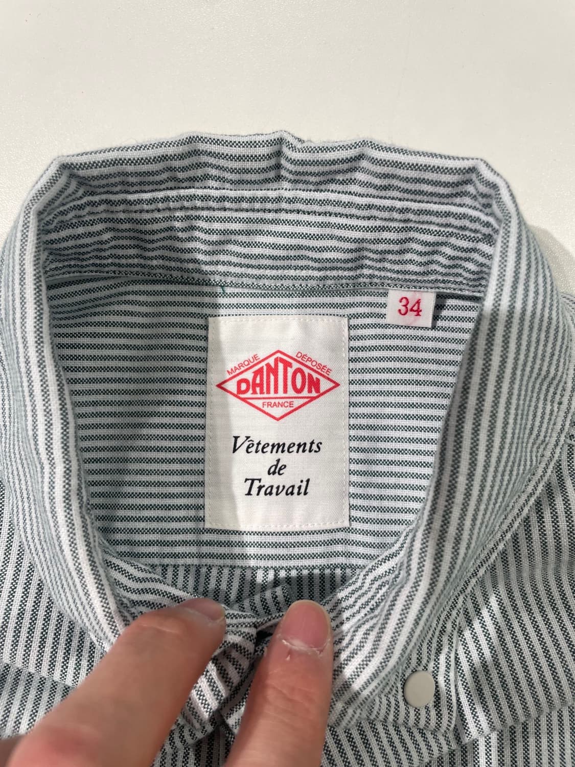 단톤 쿨맥스 스트라이프 옥스포드 B.D 셔츠 상품이미지7