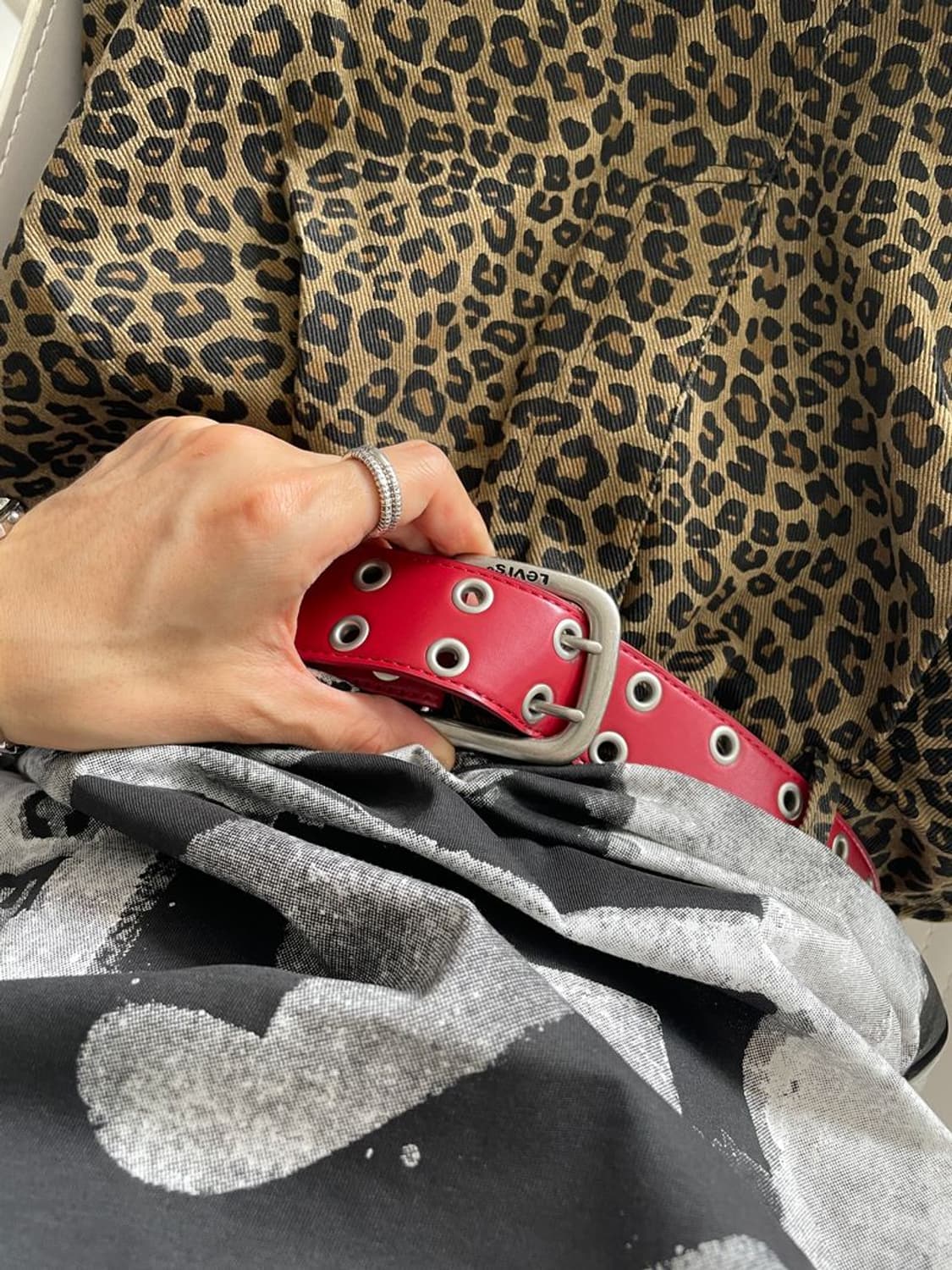 DOUBLE EYELET BELT 더블 아이릿 벨트 상품이미지8
