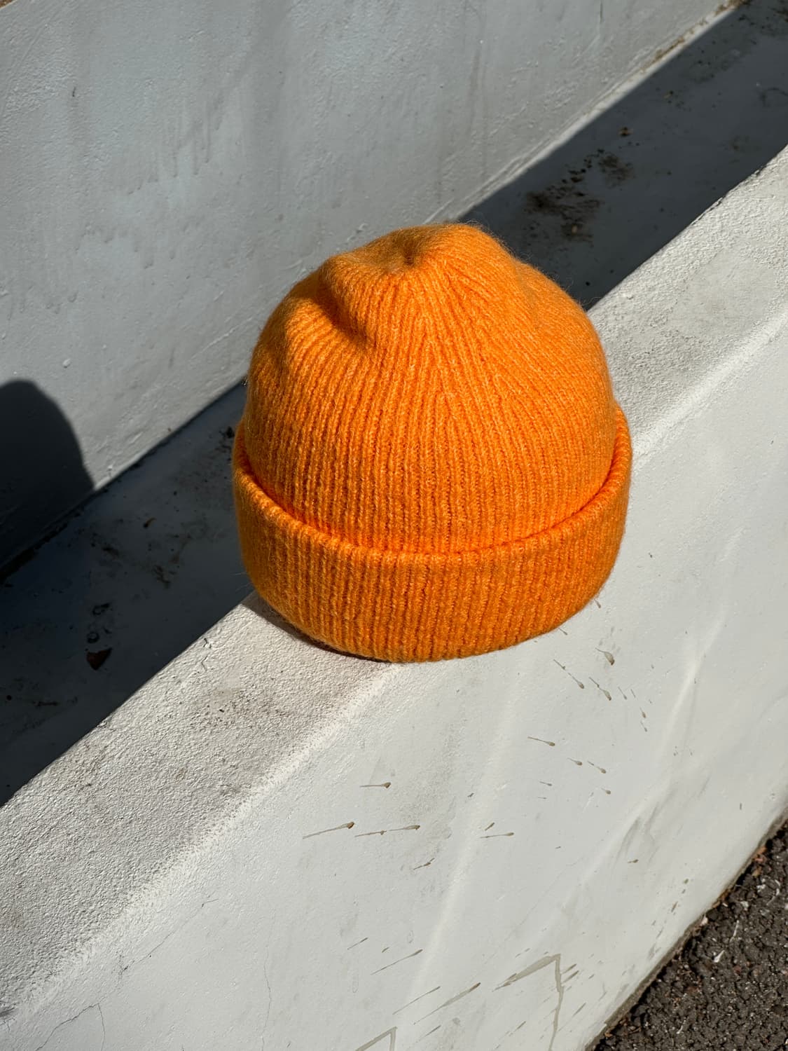 [F] 자라 오렌지 옐로우 비니 모자 상품이미지1