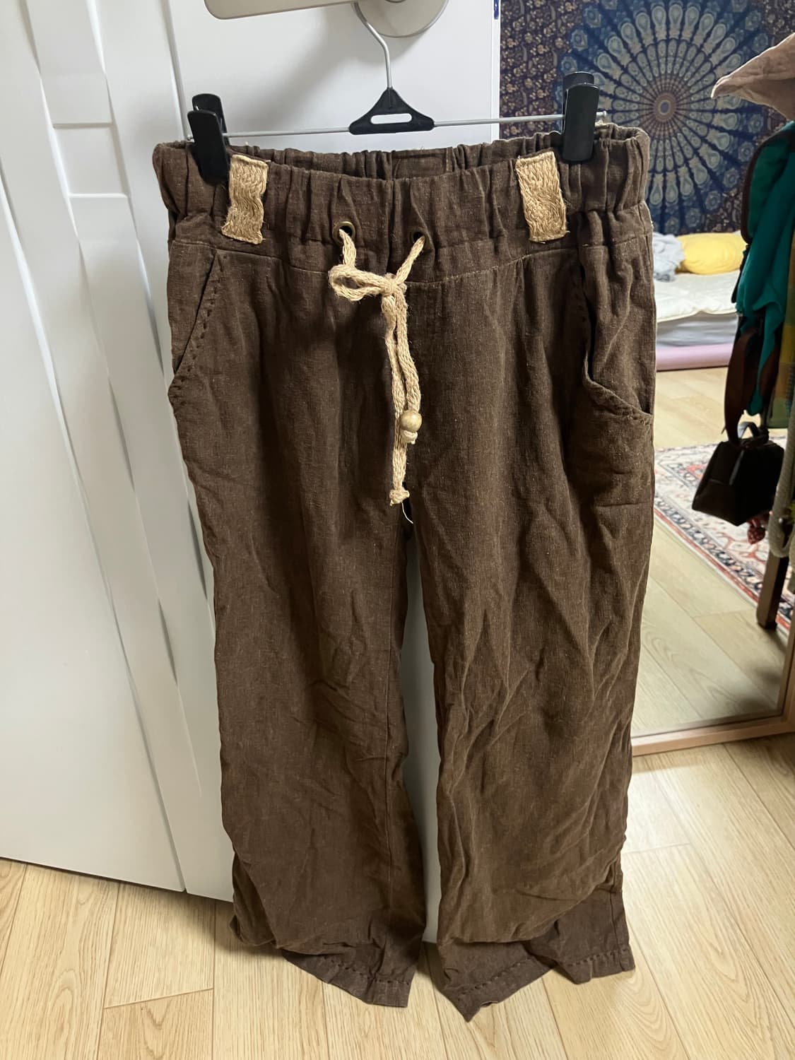 개쩌는 히피 세미부츠컷 로우라이즈 팬츠 상품이미지2