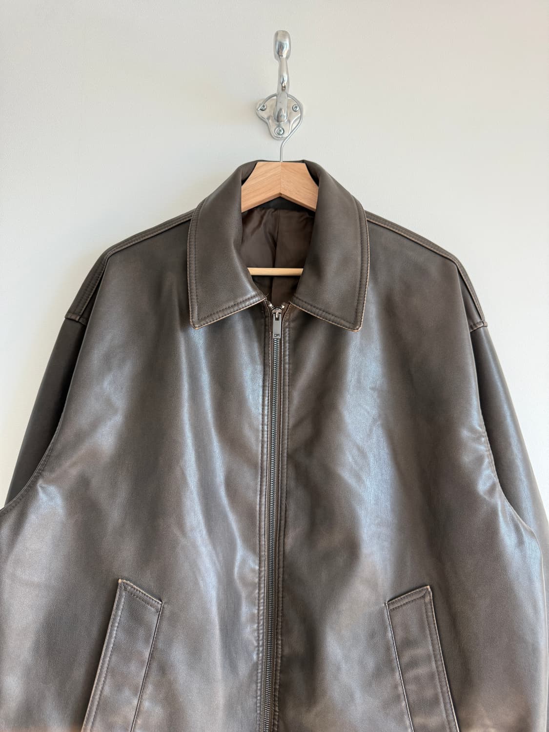 [XXL]Pre owned 에코레더 자켓 상품이미지3