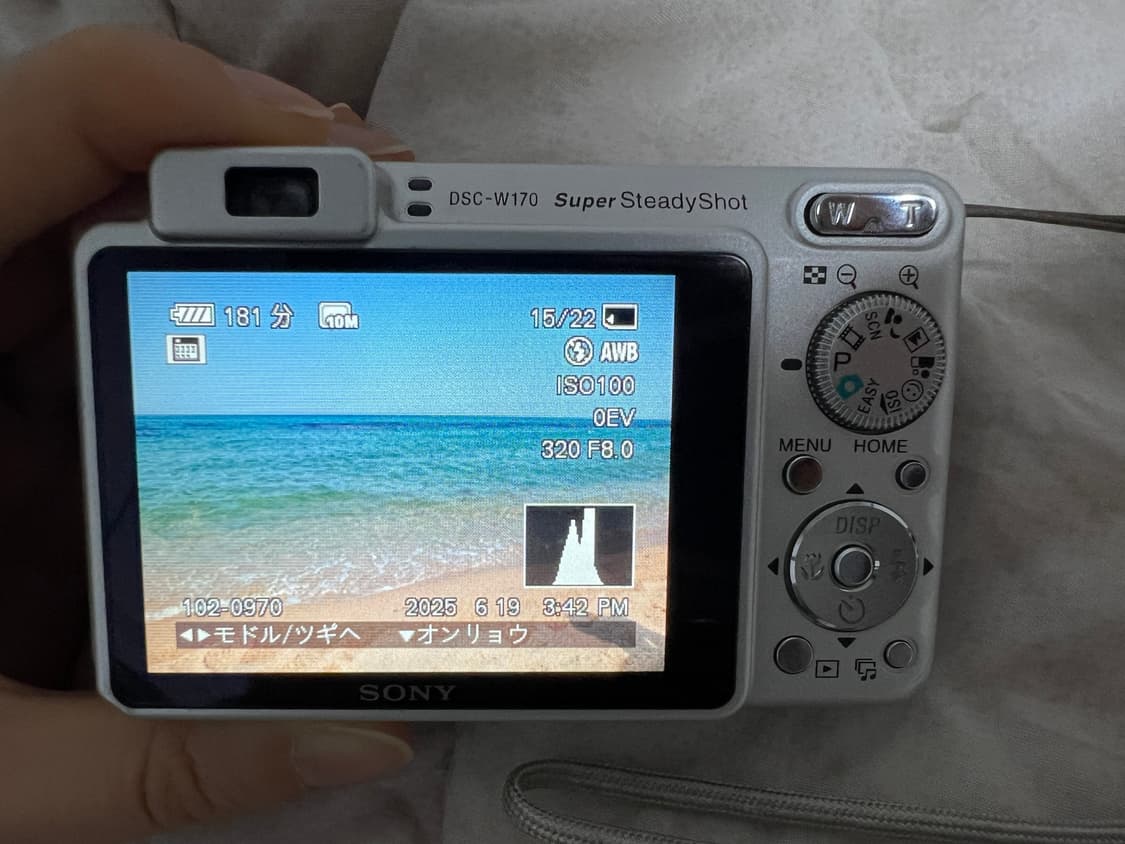 소니 사이버샷 dsc-w170(빈티지디카) 상품이미지7