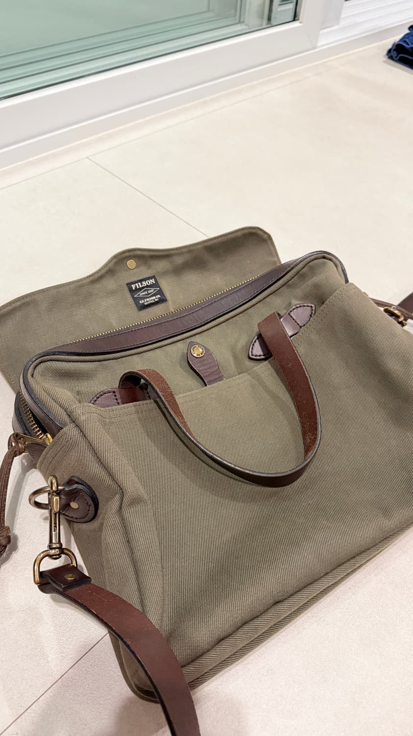 필슨 브리프케이스 256 오터그린 상품이미지3