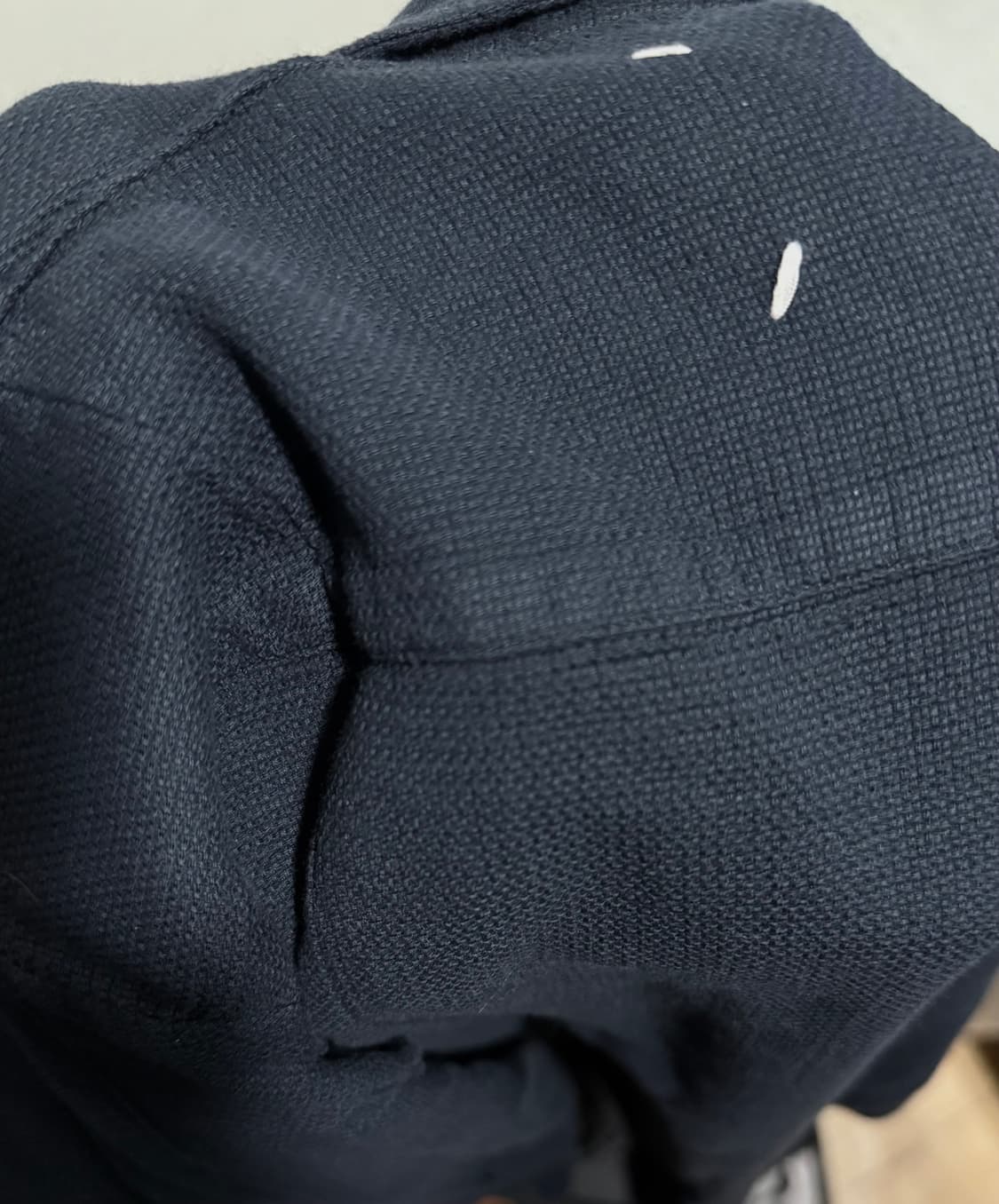 마틴 마르지엘라 캔버스 패브릭 크로스 컷아웃 셔츠 상품이미지7