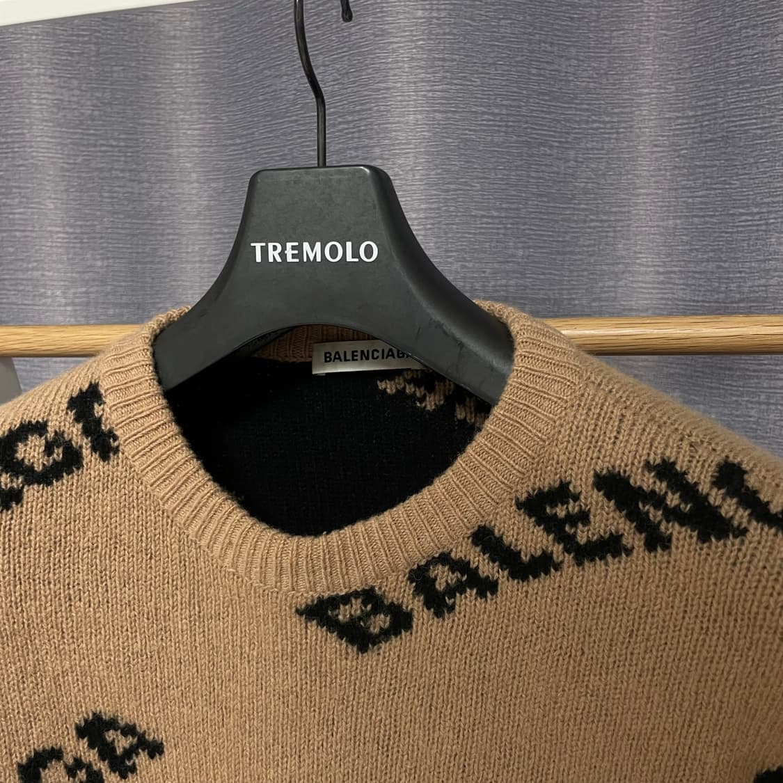 발렌시아가 멀티로고 니트 S (국내100) 상품이미지2