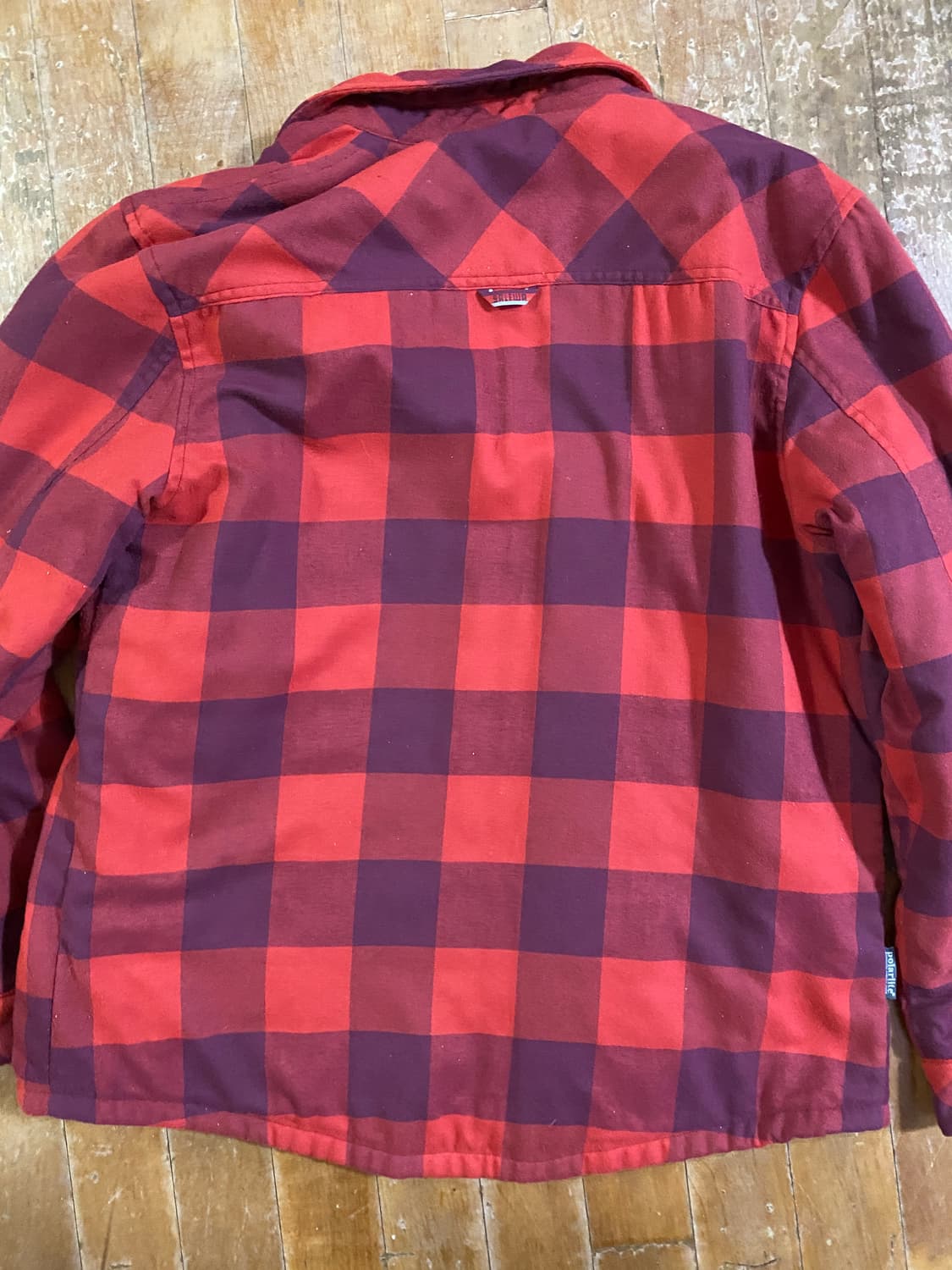 Salewa 누빔 레드 체크 셔츠 남방 ( 105 ) 상품이미지5