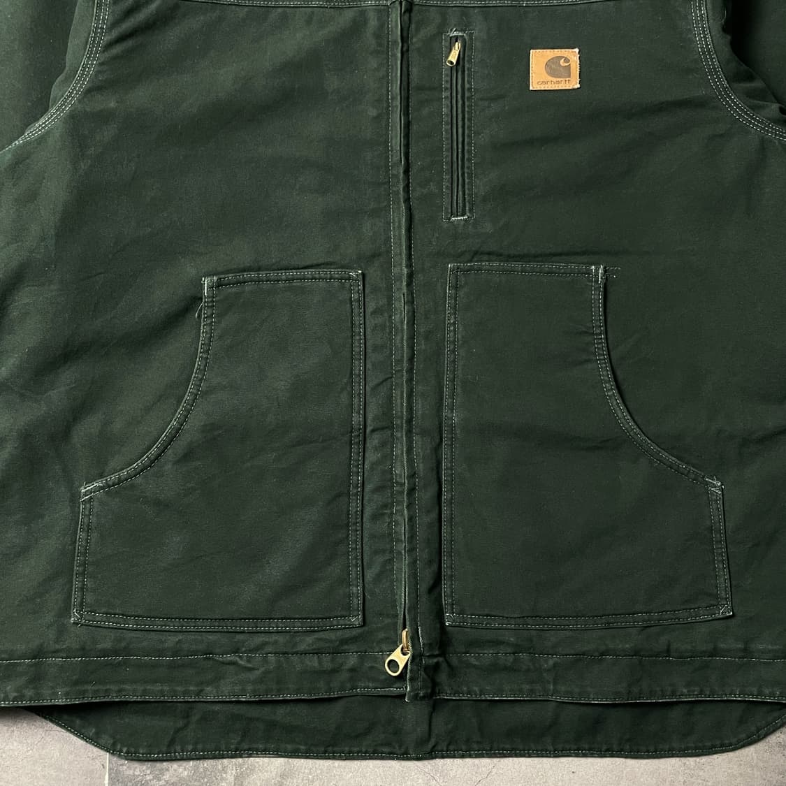 CARHARTT 칼하트 C61 딥그린 셰르파 디트로이트 자켓 A00821 상품이미지4