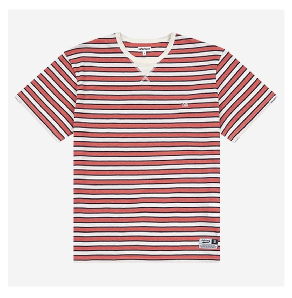 ROUX BASE SCHOOL EAT THE PIZZA STRIPE T 상품이미지1