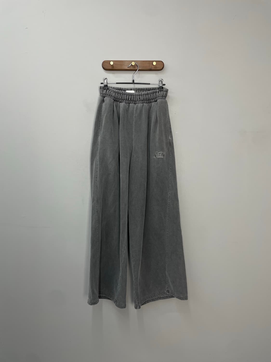 세터 빈티지 워싱 와이드 트레이닝 팬츠 H1281 상품이미지3