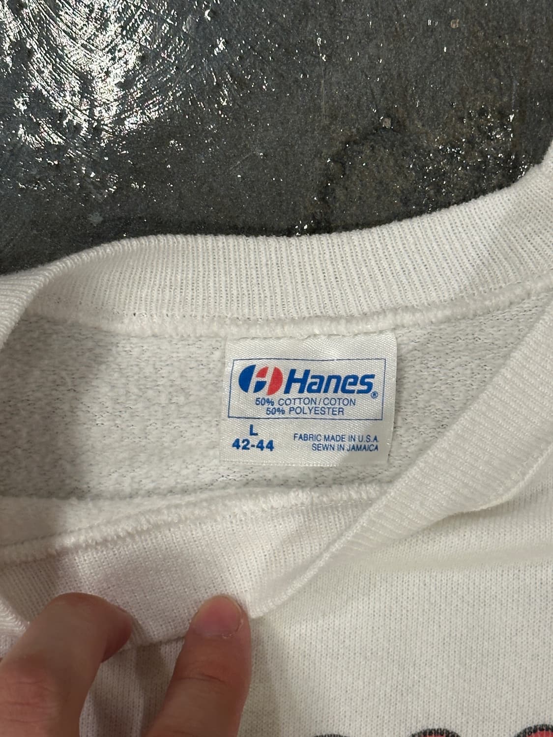 90s Hanes 빈티지 프린팅 맨투맨 L 상품이미지5