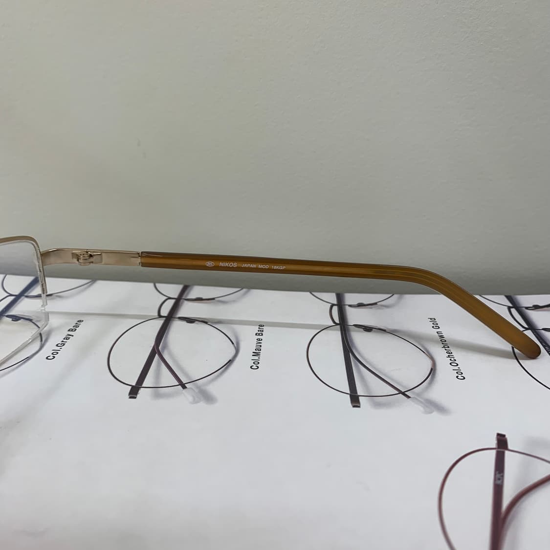 NIKOS 반무테 빈티지안경 상품이미지7