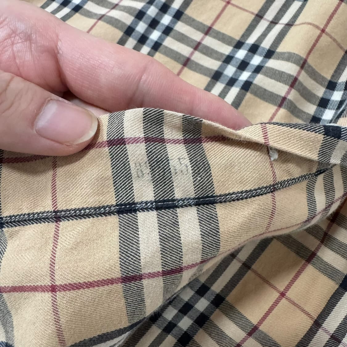 정품 버버리 노바체크 셔츠 상품이미지5