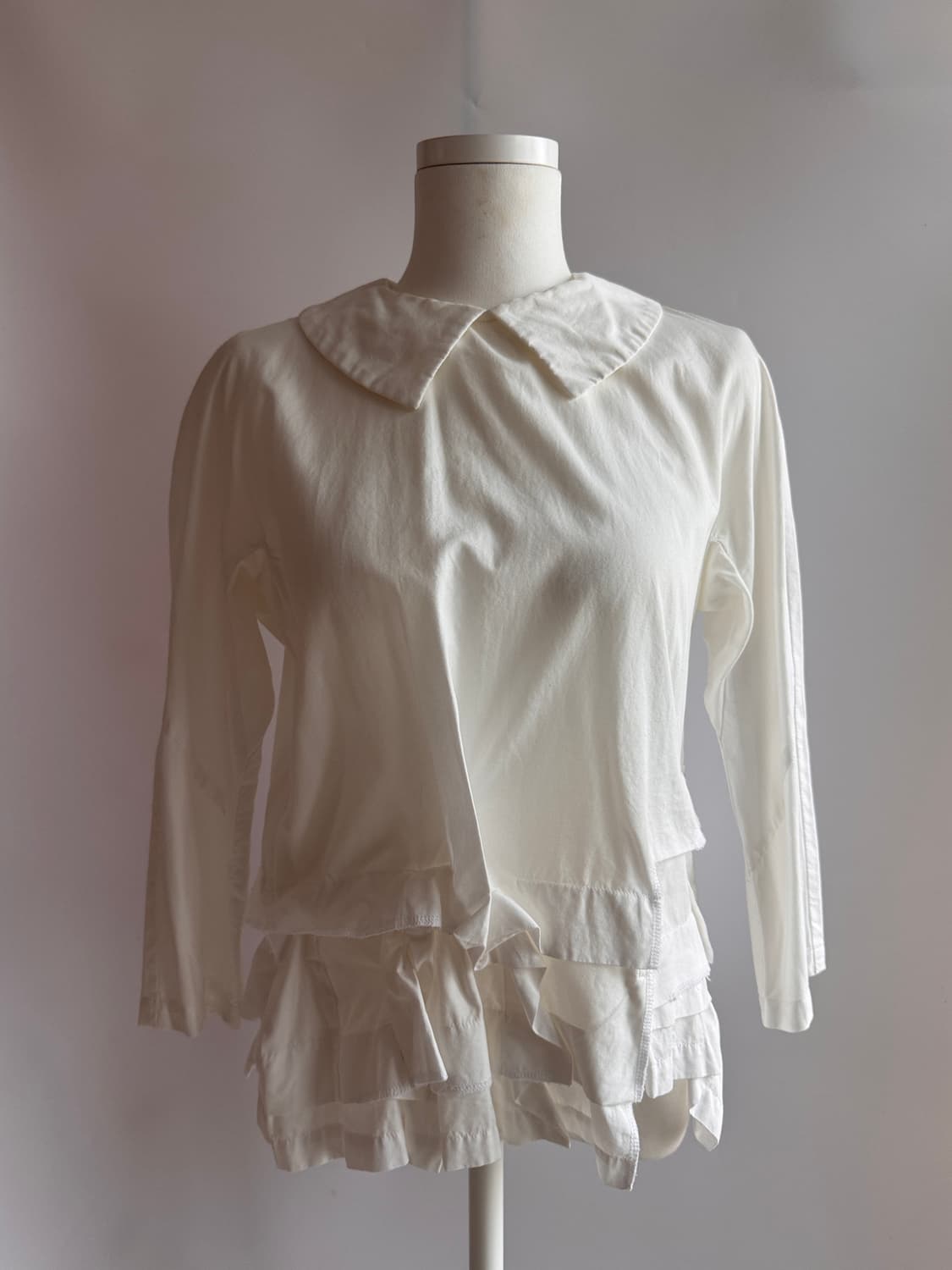Comme des garcons 프릴디테일 셔츠 xs 상품이미지1