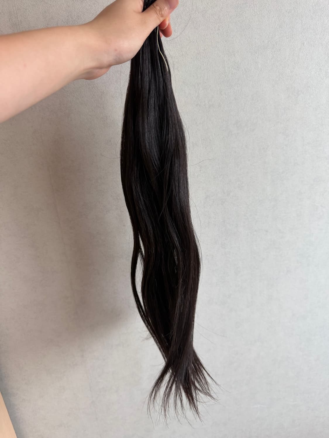 붙임머리 생모 18인치 한 팩 상품이미지1