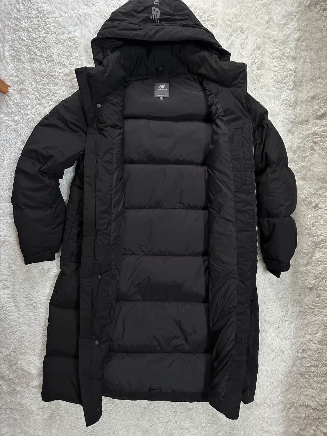 뉴발란스 롱패딩 블랙 XL (105) 상품이미지4
