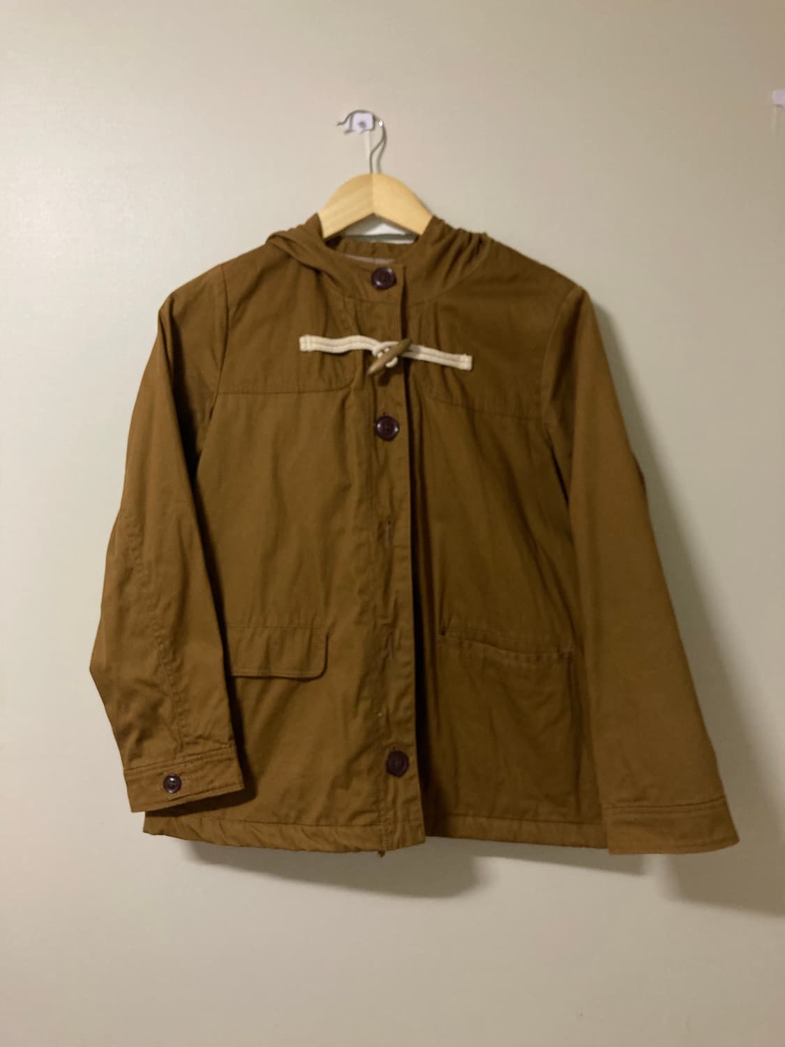 카라멜누빔후드자켓 상품이미지1